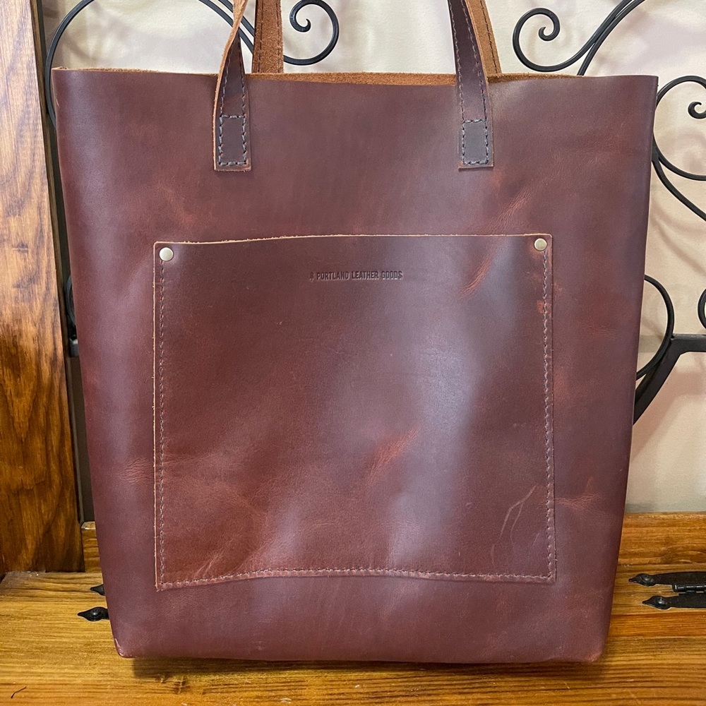 Portland Leather Goods Crossbody Tote plus Extras